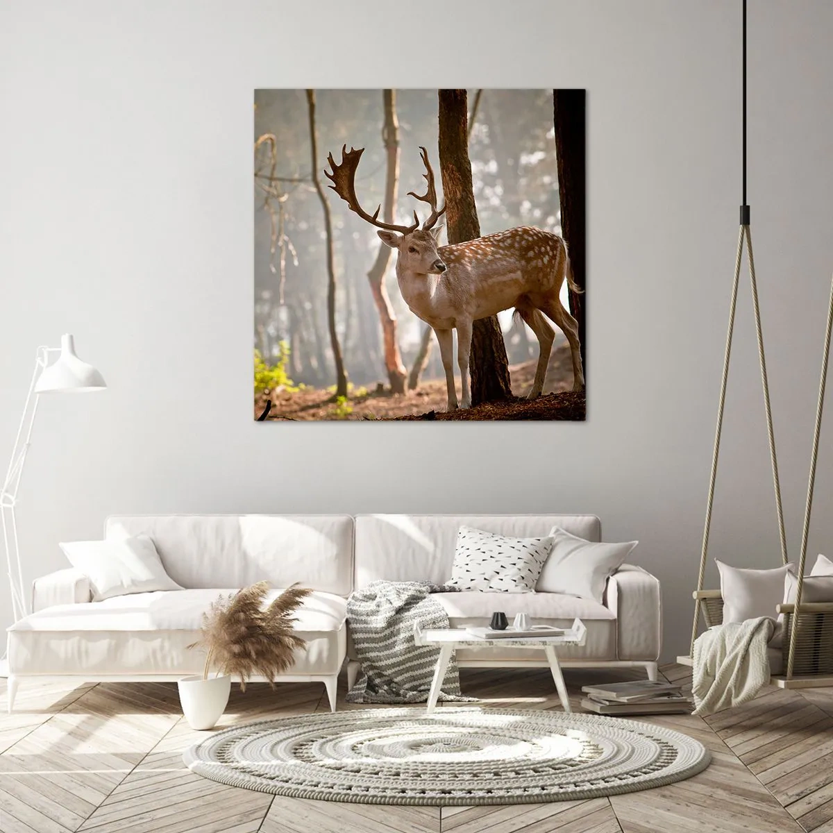 Bild auf Leinwand - Leinwandbild - Das Licht der Jugend - 50x50 cm