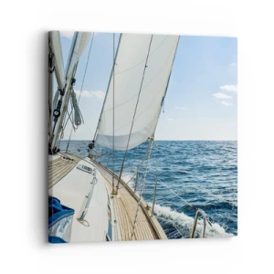 Bild auf Leinwand - Leinwandbild - Ahoi, Abenteuer - 30x30 cm