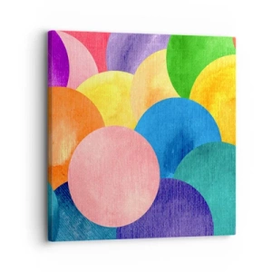 Bild auf Leinwand - Leinwandbild - Die ursprüngliche Fülle des Lebens - 30x30 cm