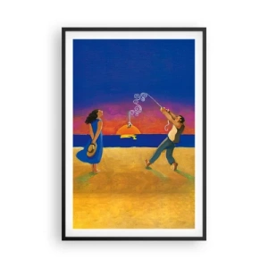 Poster in einem schwarzem Rahmen - Mehr als ein Sternchen vom Himmel - 61x91 cm
