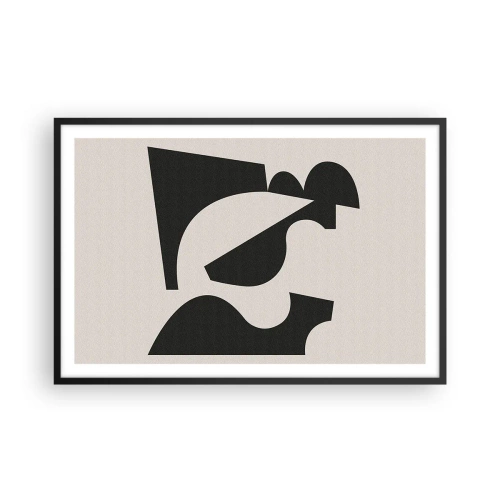 Poster in einem schwarzem Rahmen - Zum Selbstbauen - 91x61 cm