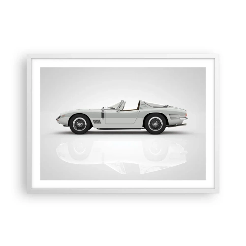 Poster in einem weißen Rahmen - Spaß versprochen - 70x50 cm