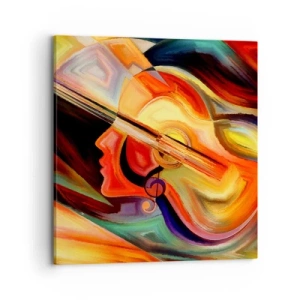 Bild auf Leinwand - Leinwandbild - Alles ist gut - 70x70 cm