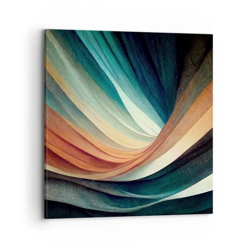 Bild auf Leinwand - Leinwandbild - Aus Farben gewebt - 70x70 cm