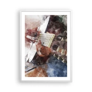 Poster in einem weißen Rahmen - Und was halten Sie davon? - 50x70 cm