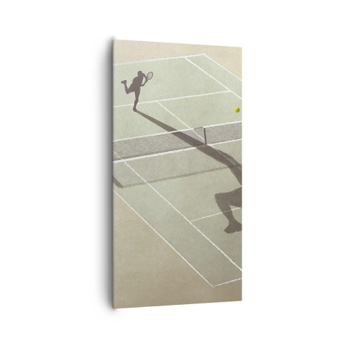 Bild auf Leinwand - Leinwandbild - Überwinde dich selbst - 65x120 cm