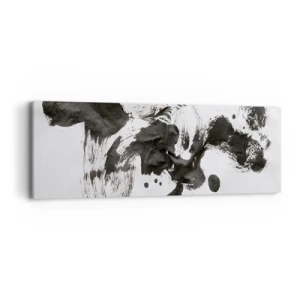 Bild auf Leinwand - Leinwandbild - Obwohl das Wahnsinn ist, steckt darin eine Methode? - 90x30 cm