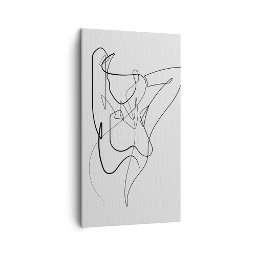 Bild auf Leinwand - Leinwandbild - So, wie du wirklich bist ... - 45x80 cm