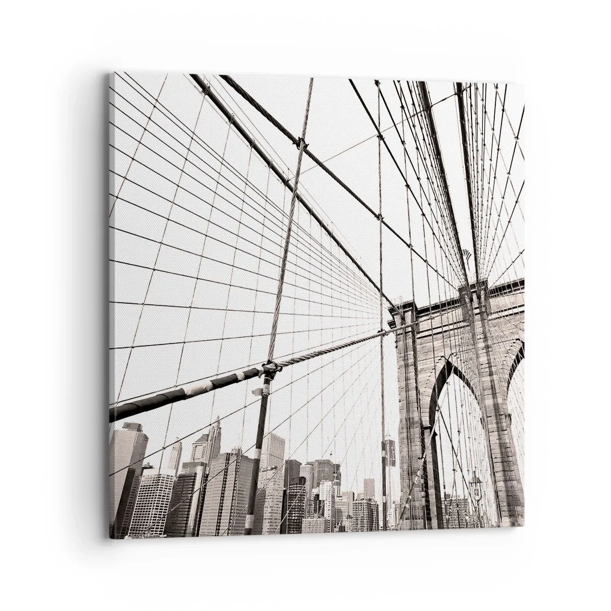 Bild auf Leinwand - Leinwandbild - New Yorker Kathedrale - 70x70 cm