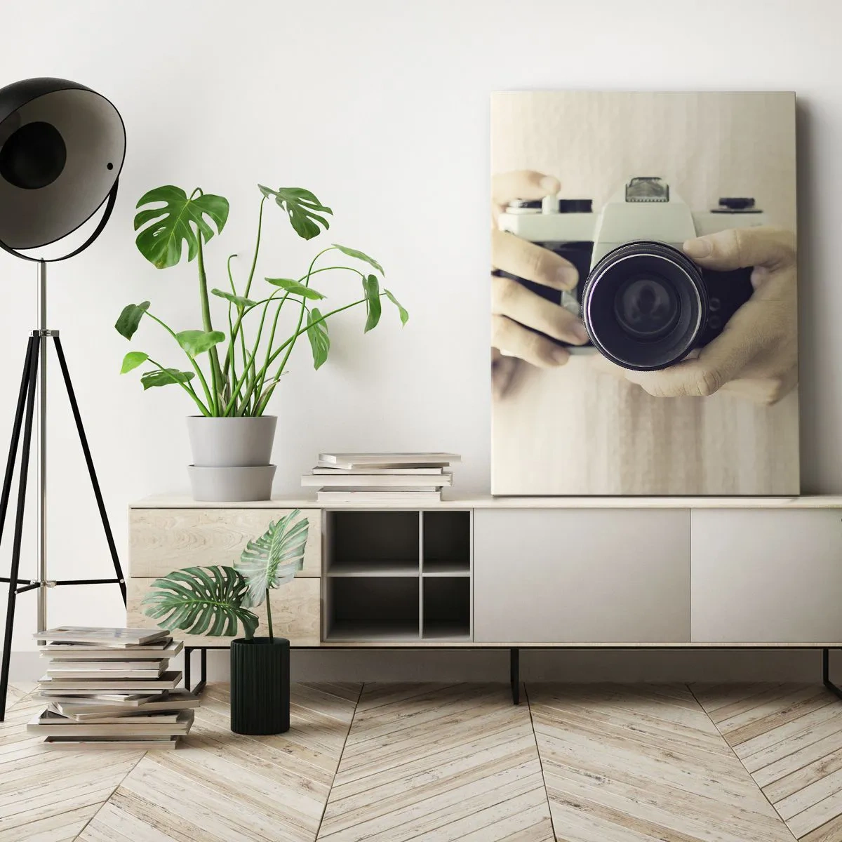 Bild auf Leinwand - Leinwandbild - Um mehr zu sehen ... - 55x100 cm