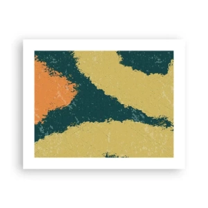 Poster - Abstraktion – langsame Bewegung - 50x40 cm