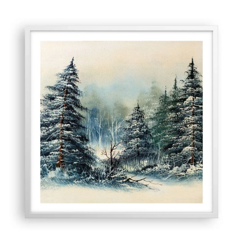 Poster in einem weißen Rahmen - Bereit für Weihnachten - 60x60 cm