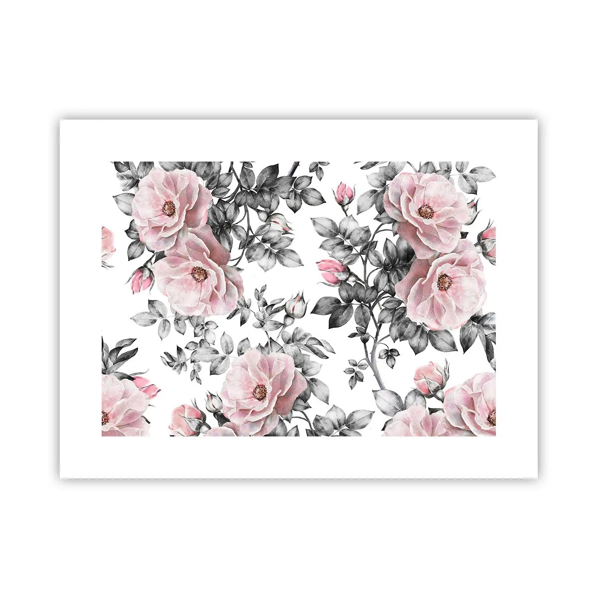 Poster - Verliere dich in den Blüten der Rosen - 40x30 cm