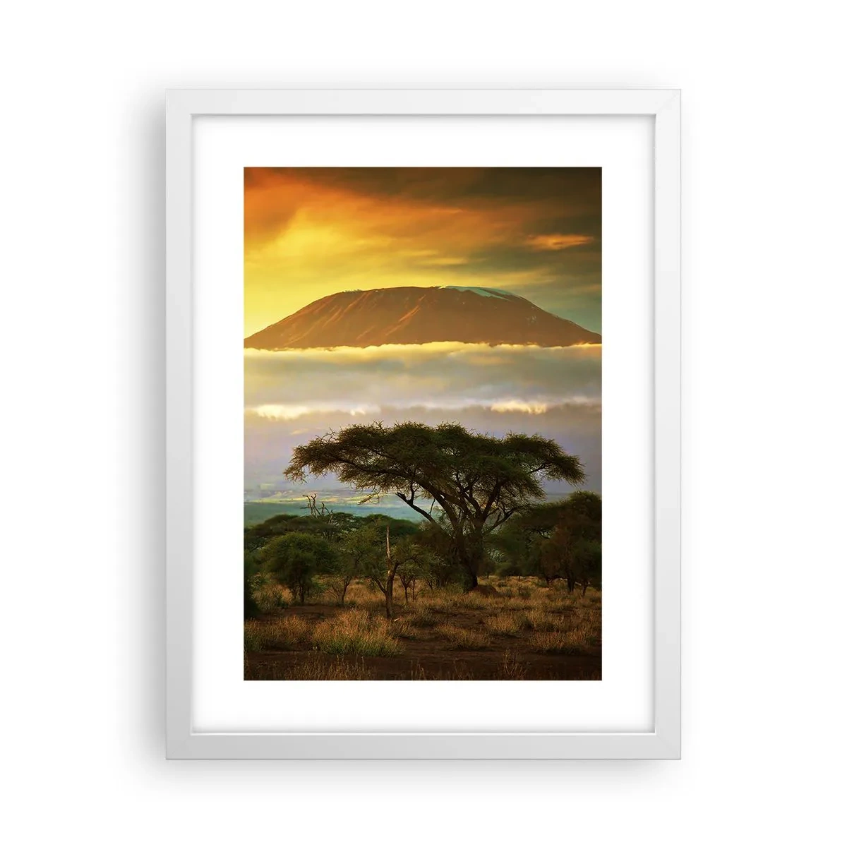 Poster in einem weißen Rahmen - Ein Reisetraum - 30x40 cm