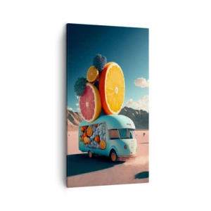 Bild auf Leinwand - Leinwandbild - Geschmack von Urlaub - 45x80 cm