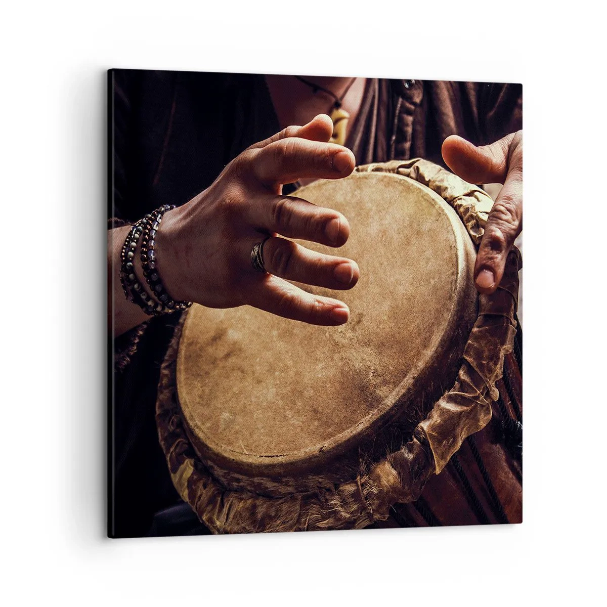 Bild auf Leinwand - Leinwandbild - Im Rhythmus des Herzens - 50x50 cm