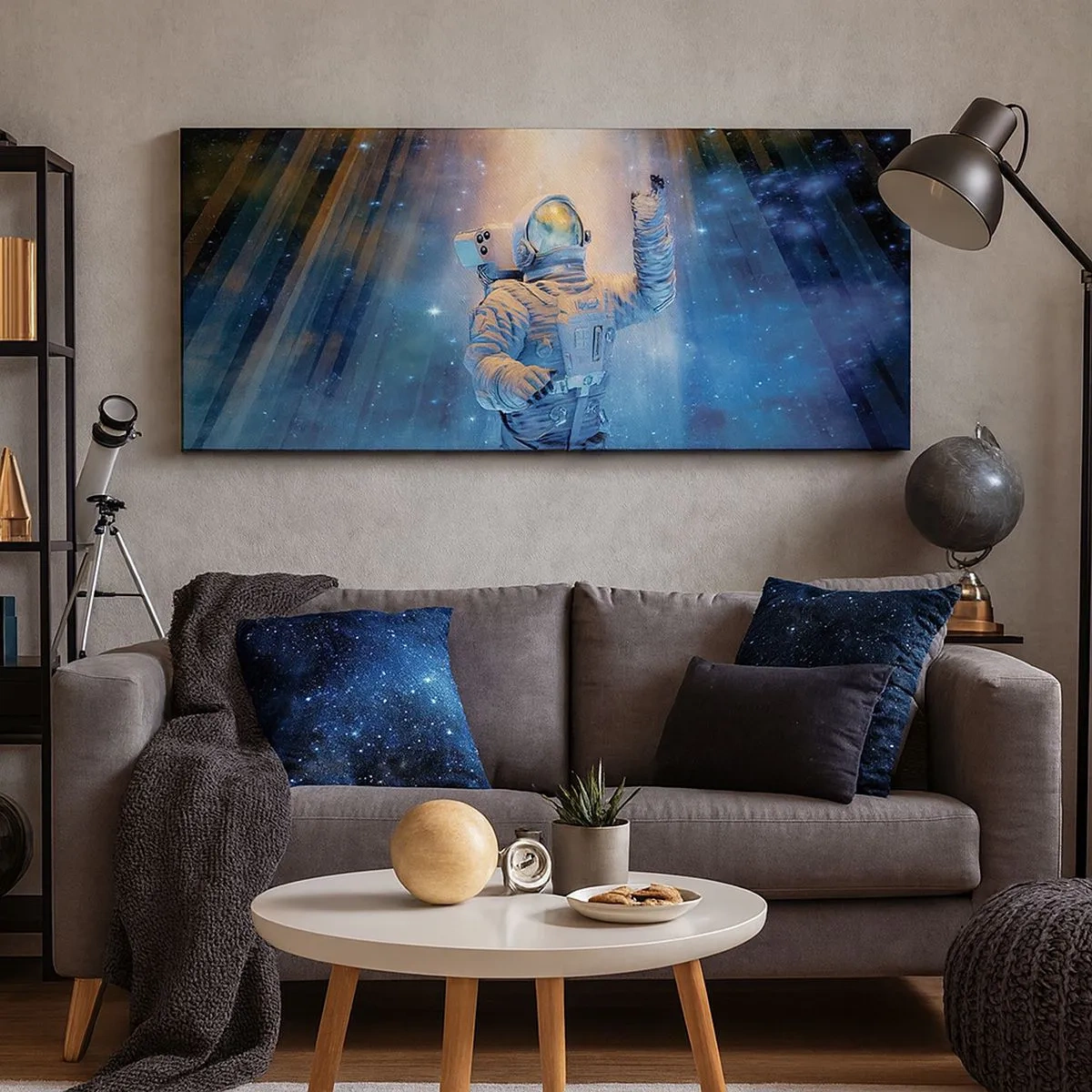 Bild auf Leinwand - Leinwandbild - Endlich am Ende - 100x40 cm