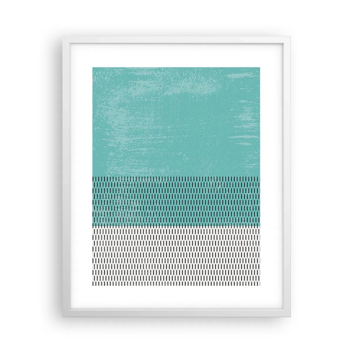 Poster in einem weißen Rahmen - Eine ausgewogene Komposition - 40x50 cm