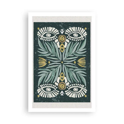 Poster - Wie ein Volksausschnitt - 61x91 cm