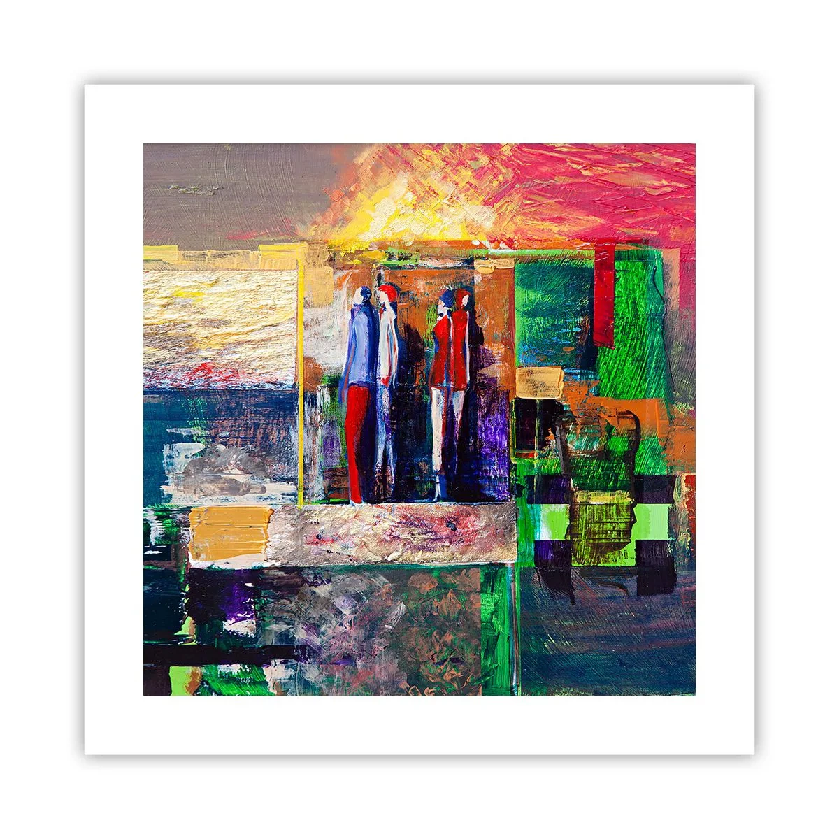Poster - Beziehungen und Emotionen - 40x40 cm