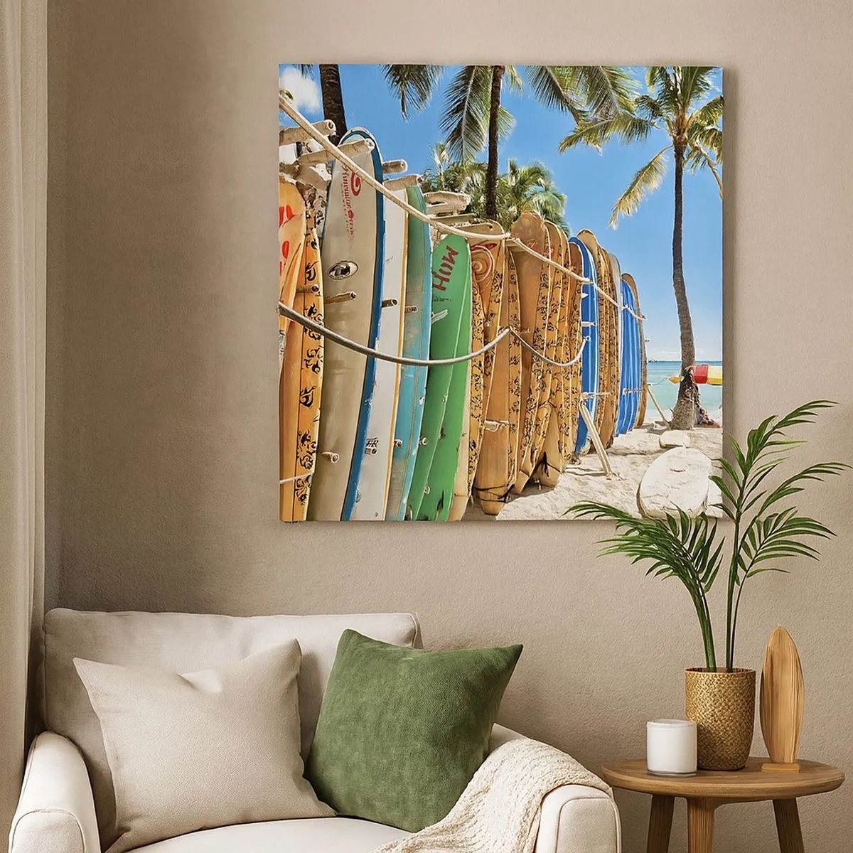 Bild auf Leinwand - Leinwandbild - Sonniger Spaß - 30x30 cm