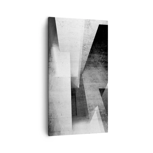 Bild auf Leinwand - Leinwandbild - Die Raumstruktur - 45x80 cm