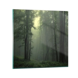 Glasbild - Bild auf glas - Bevor er aufwacht - 50x50 cm