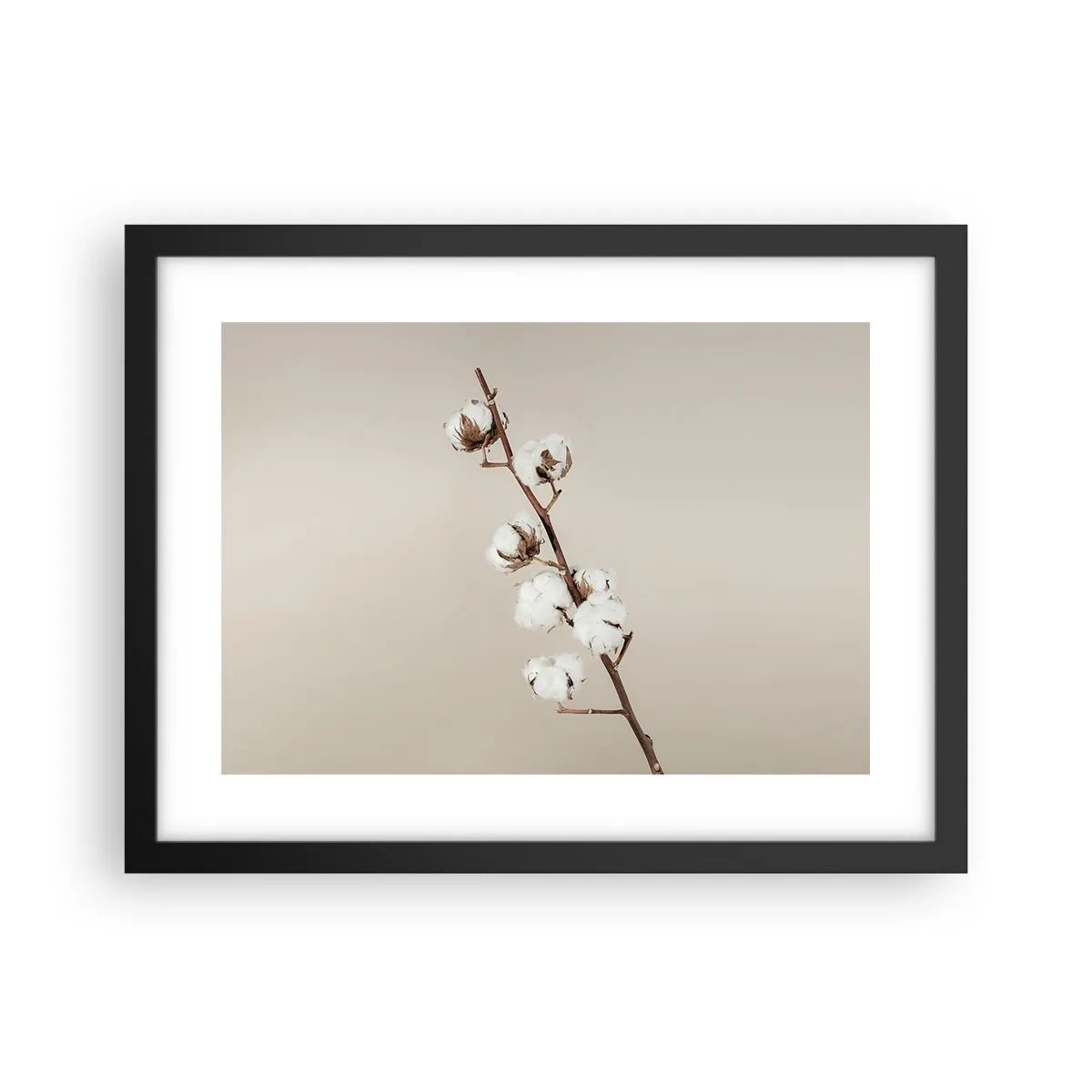 Poster in einem schwarzem Rahmen - An der Quelle der Weichheit - 40x30 cm