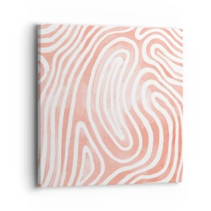 Bild auf Leinwand - Leinwandbild - Im Korallenlabyrinth - 40x40 cm