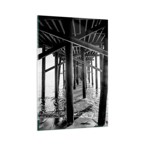 Glasbild - Bild auf glas - Strandversteck - 80x120 cm