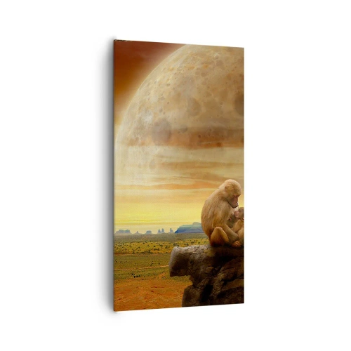 Bild auf Leinwand - Leinwandbild - Die Liebe ist überall gleich - 65x120 cm