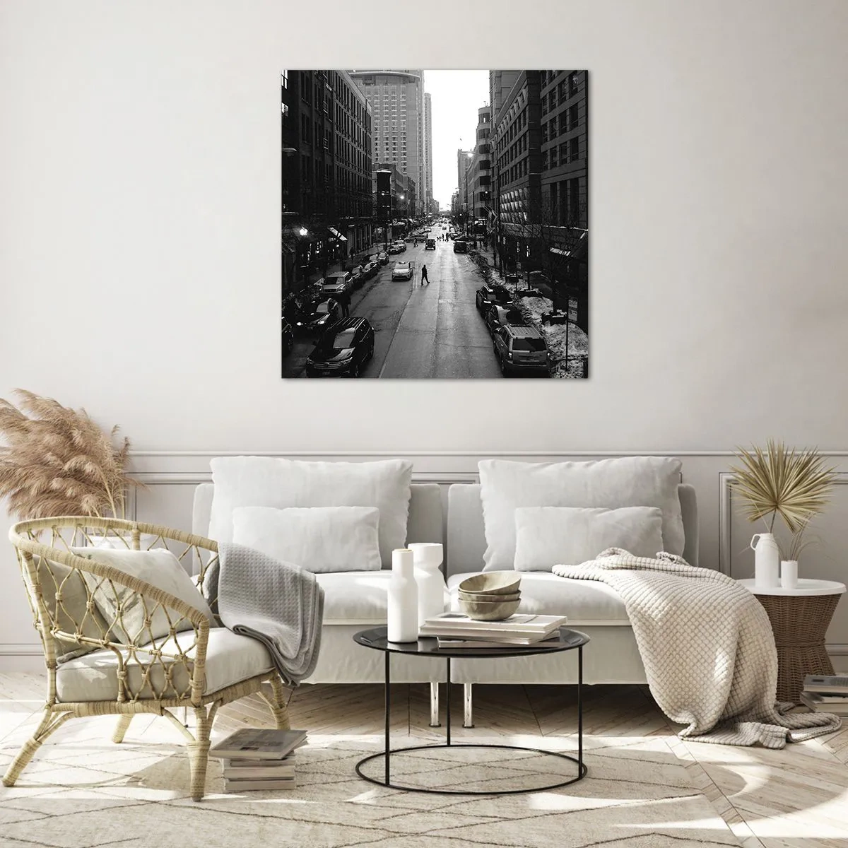 Glasbild - Bild auf glas - Ein weiterer Tag wie jeder andere Tag - 40x40 cm