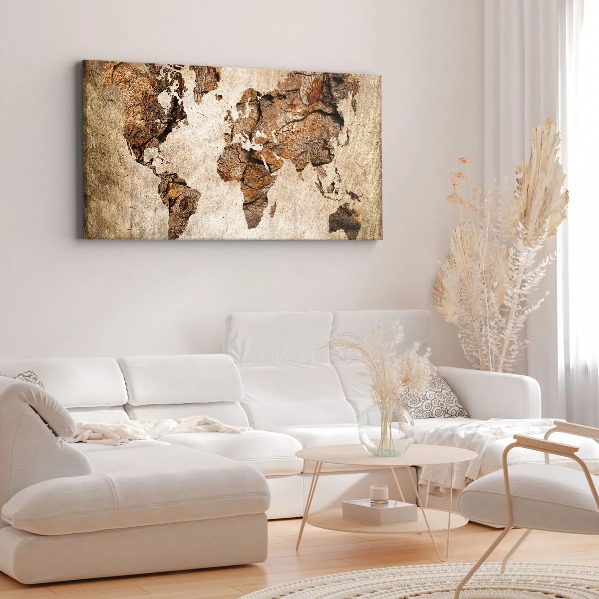 Bild auf Leinwand - Leinwandbild - Entdeckung der Welt - 90x30 cm