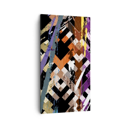 Bild auf Leinwand - Leinwandbild - Quadriert - 45x80 cm