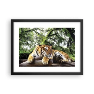 Poster in einem schwarzem Rahmen - Hochachtungsvoll - 40x30 cm