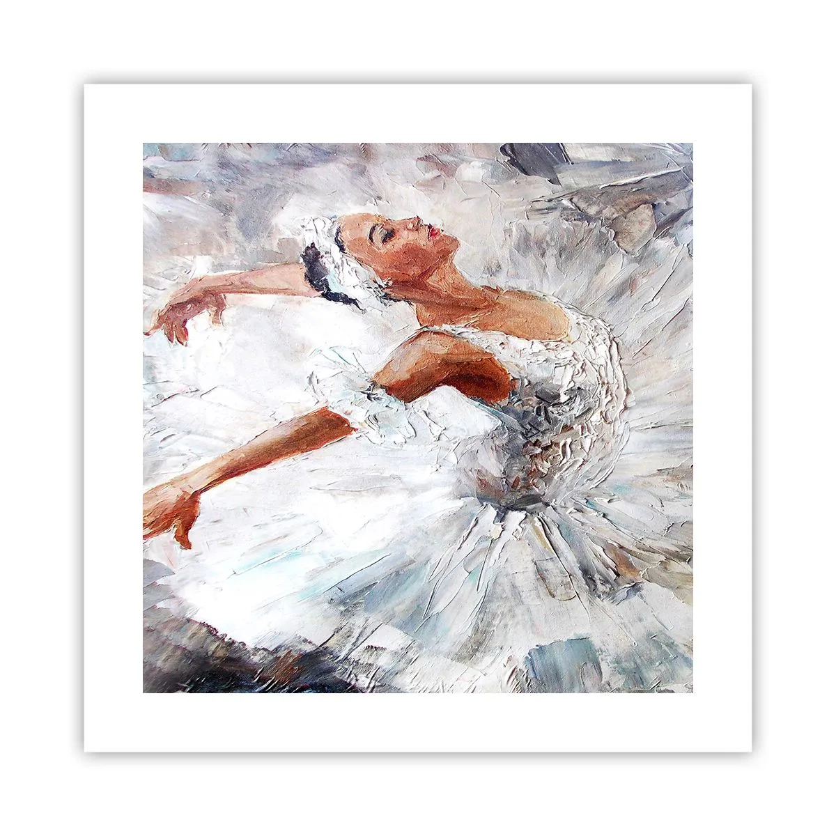 Poster - Zart und leicht wie Tüll - 40x40 cm