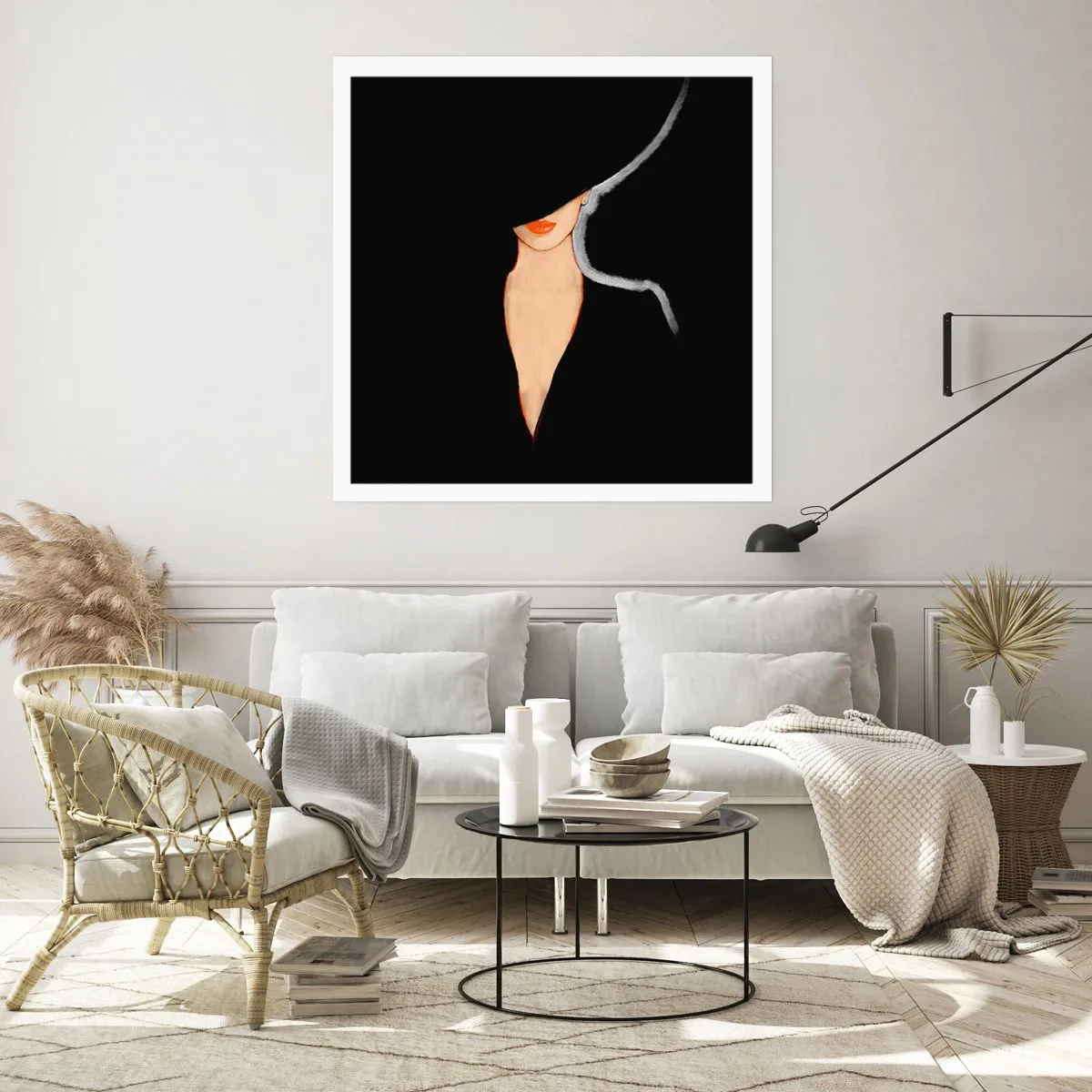 Poster - Eleganz und Stil - 50x50 cm