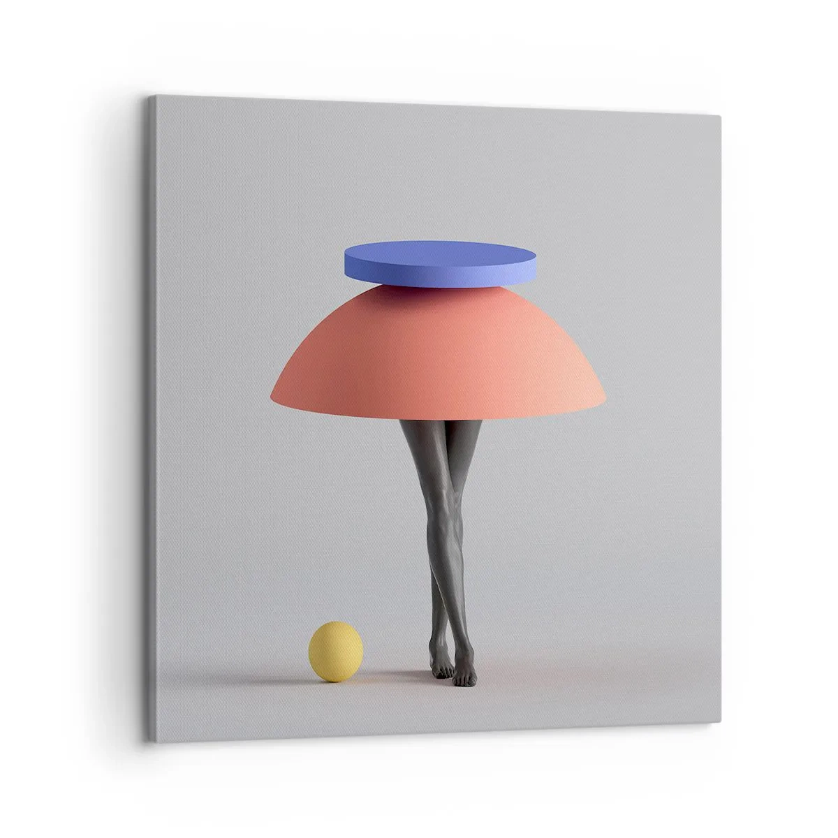 Bild auf Leinwand - Leinwandbild - Surrealistische Komposition - 60x60 cm