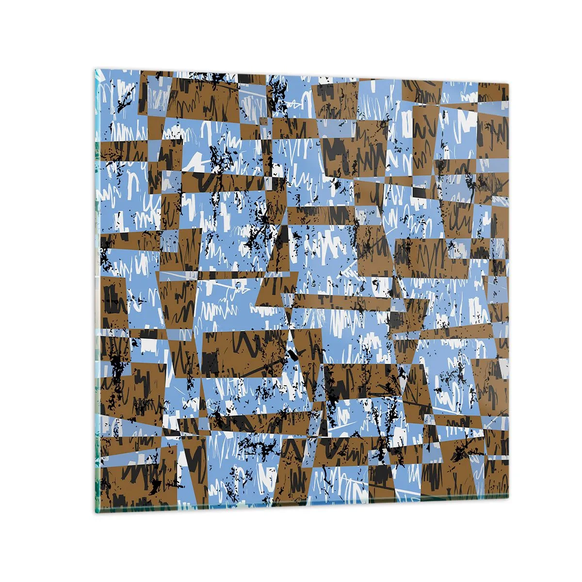 Glasbild - Bild auf glas - Ein nicht-menschlicher Ausschnitt - 40x40 cm