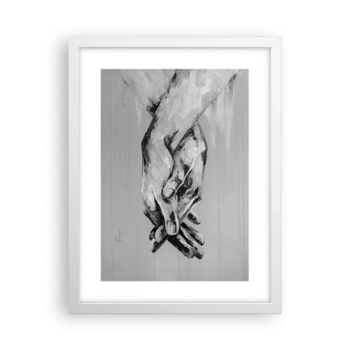 Poster in einem weißen Rahmen - Anfang… - 30x40 cm