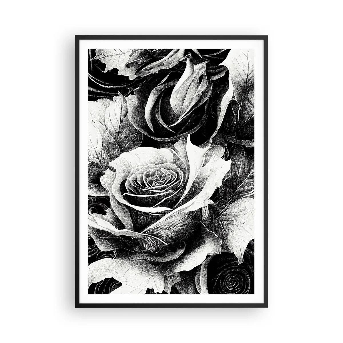 Poster in einem schwarzem Rahmen - Immer Königin - 70x100 cm