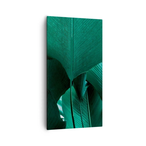 Bild auf Leinwand - Leinwandbild - Dem Licht zugewandt - 55x100 cm