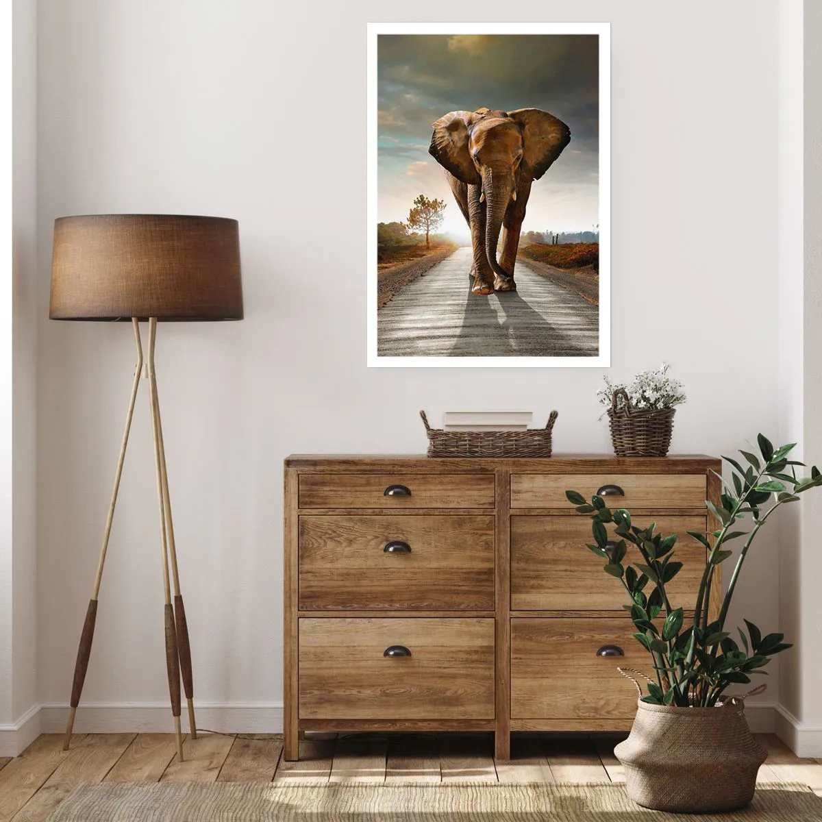 Poster - Und schon gar nicht in einem Porzellanlager - 30x40 cm