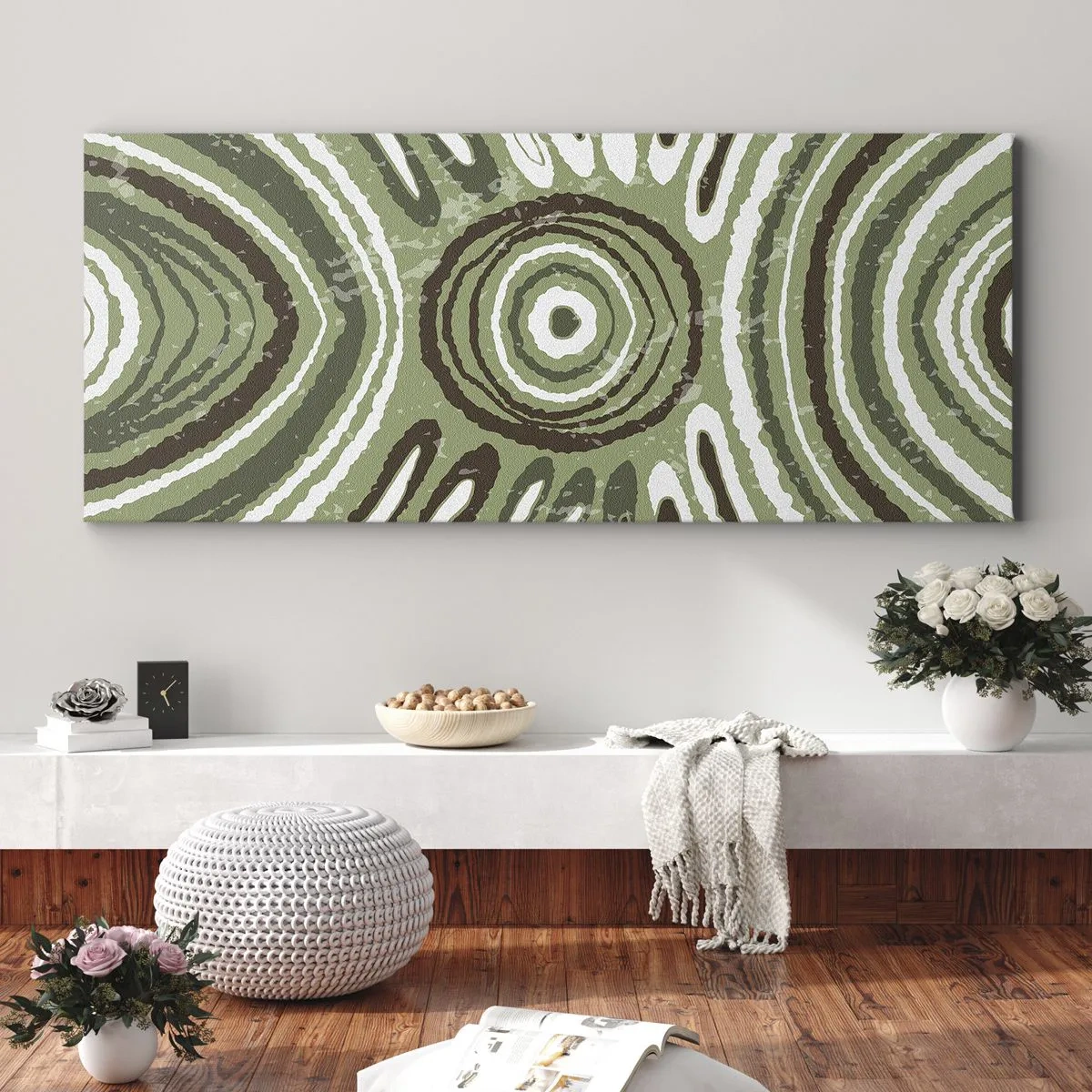 Bild auf Leinwand - Leinwandbild - Explosion von Emotionen - 100x40 cm