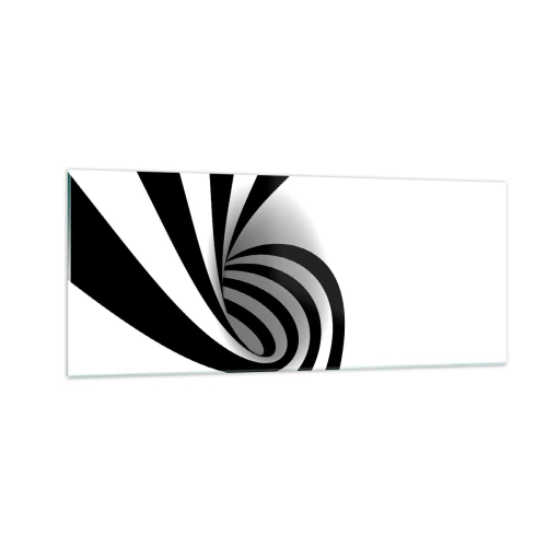 Glasbild - Bild auf glas - Und doch dreht es sich - 100x40 cm
