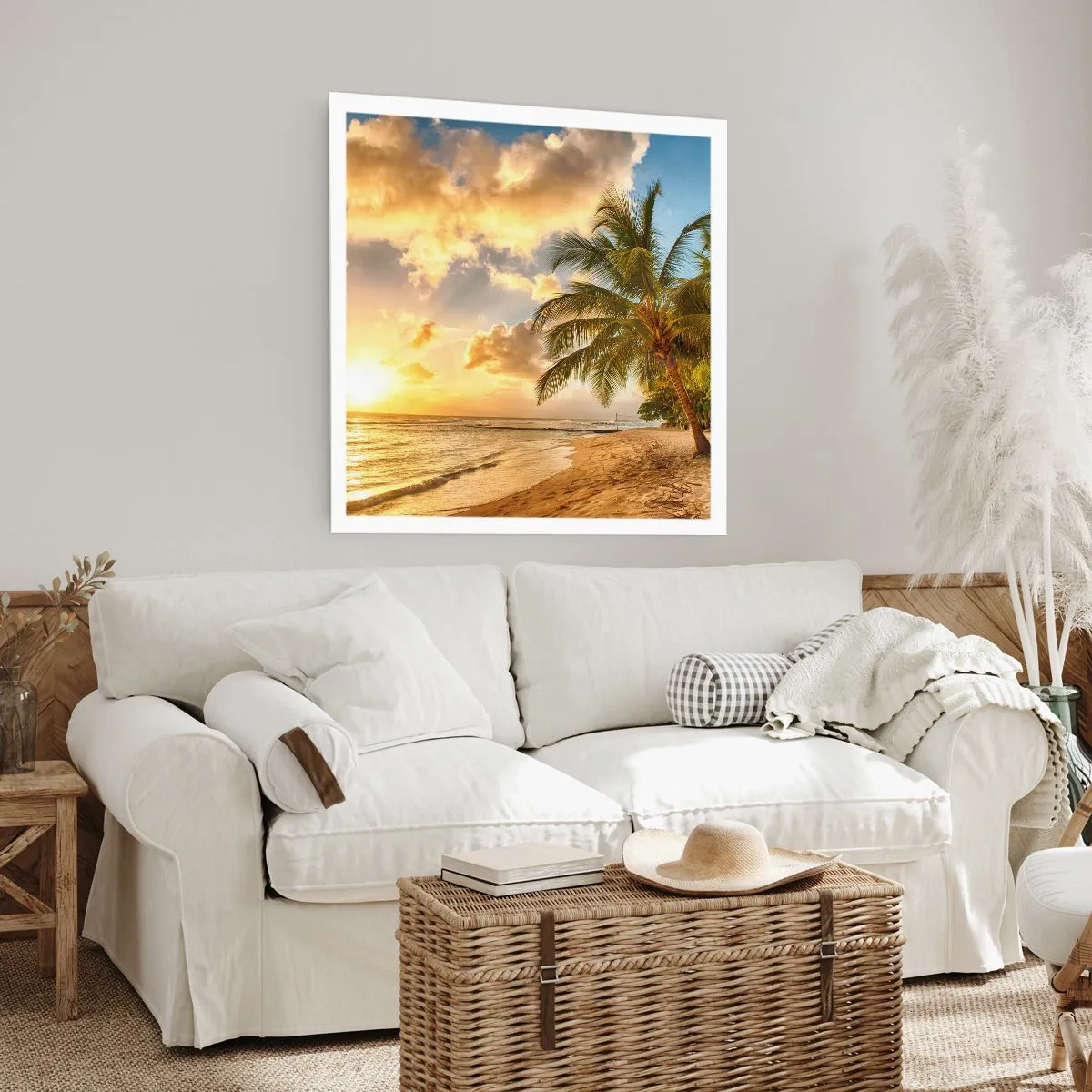 Poster - Ewiger Sommer, immer Urlaub - 50x50 cm