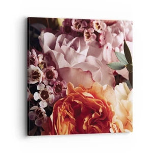 Bild auf Leinwand - Leinwandbild - Eingehüllt in Schönheit - 40x40 cm