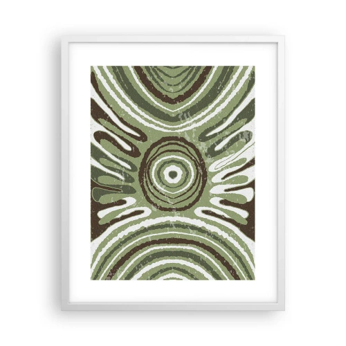 Poster in einem weißen Rahmen - Explosion von Emotionen - 40x50 cm