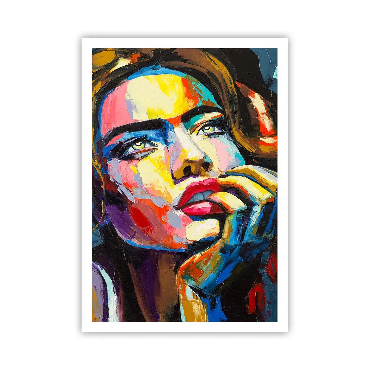 Poster - Träume fliegen am Himmel wie Vögel - 70x100 cm
