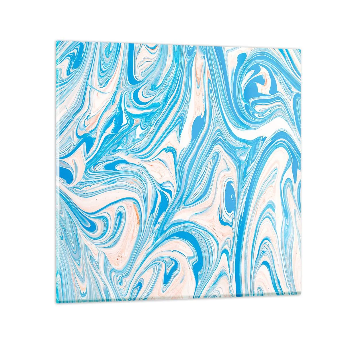 Glasbild - Bild auf glas - Sumpf in Türkis - 30x30 cm